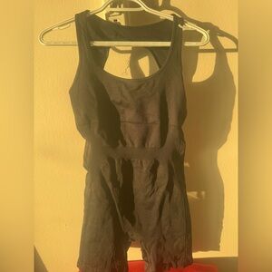 Blackless gym jumsuit